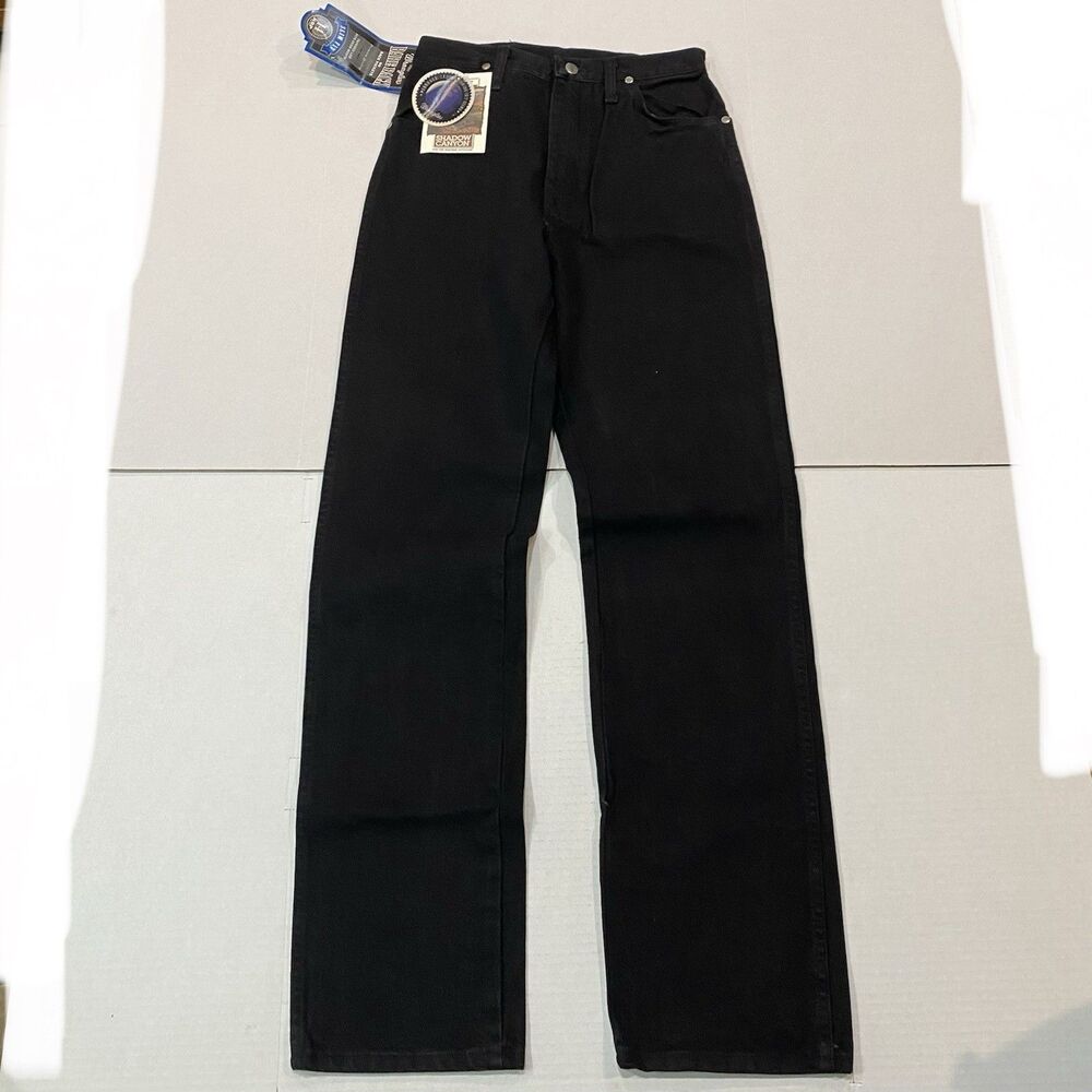 Wrangler Shadow Canyon Bareback Womens Black Jeans Size 9x34 NWT